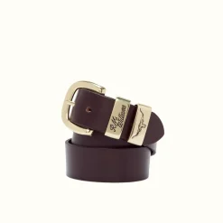 Women R.M. Williams 1 1/2" 3 Piece Solid Hide Belt