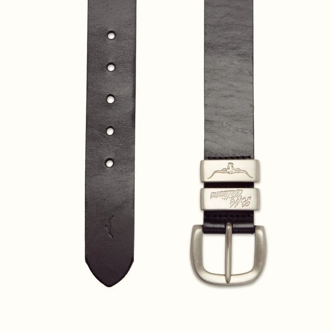 Women R.M. Williams 1 1/2" 3 Piece Solid Hide Belt