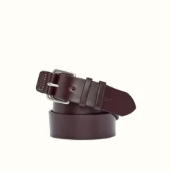 Men R.M. Williams 1 1/2" Covered Buckle Belt