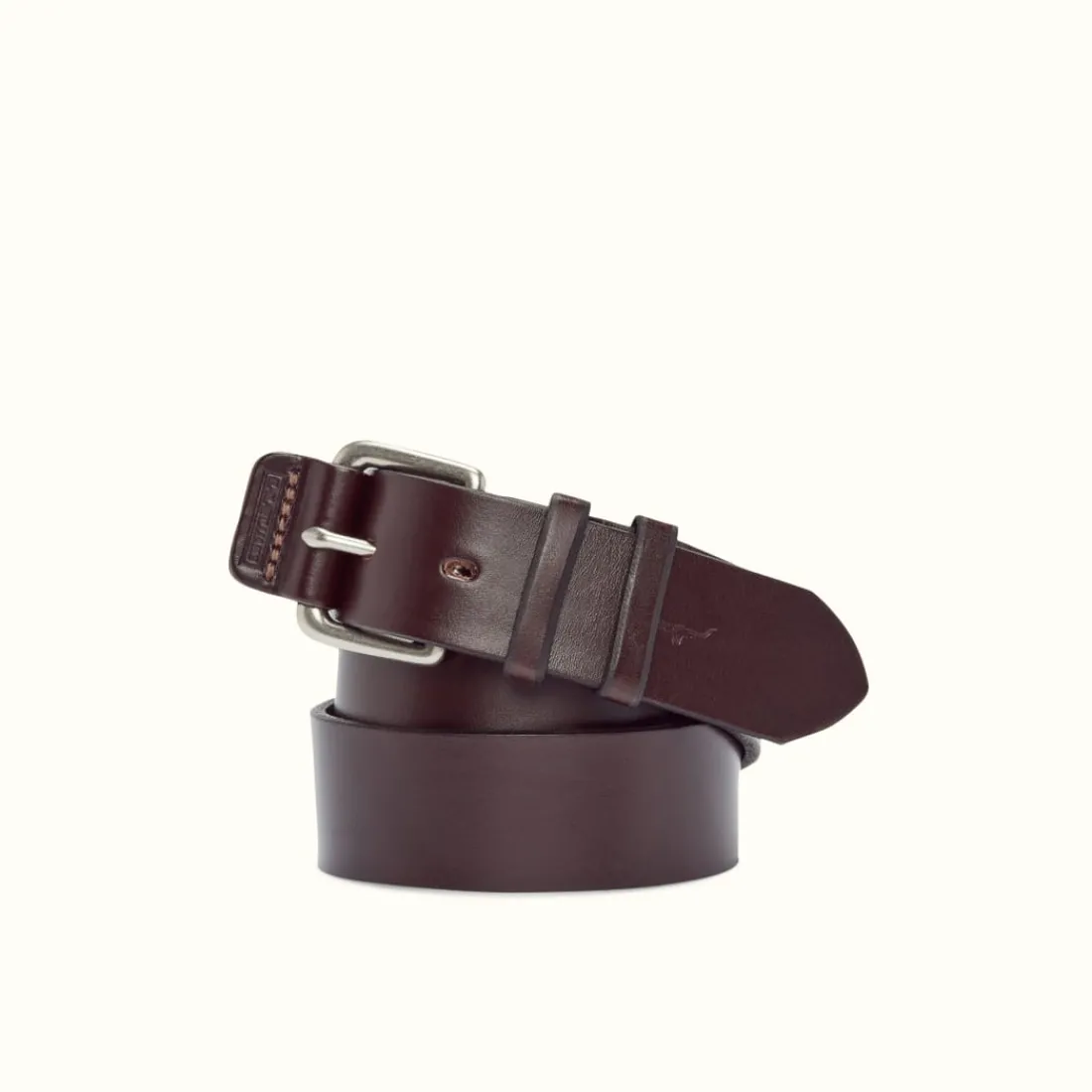 Men R.M. Williams 1 1/2" Covered Buckle Belt