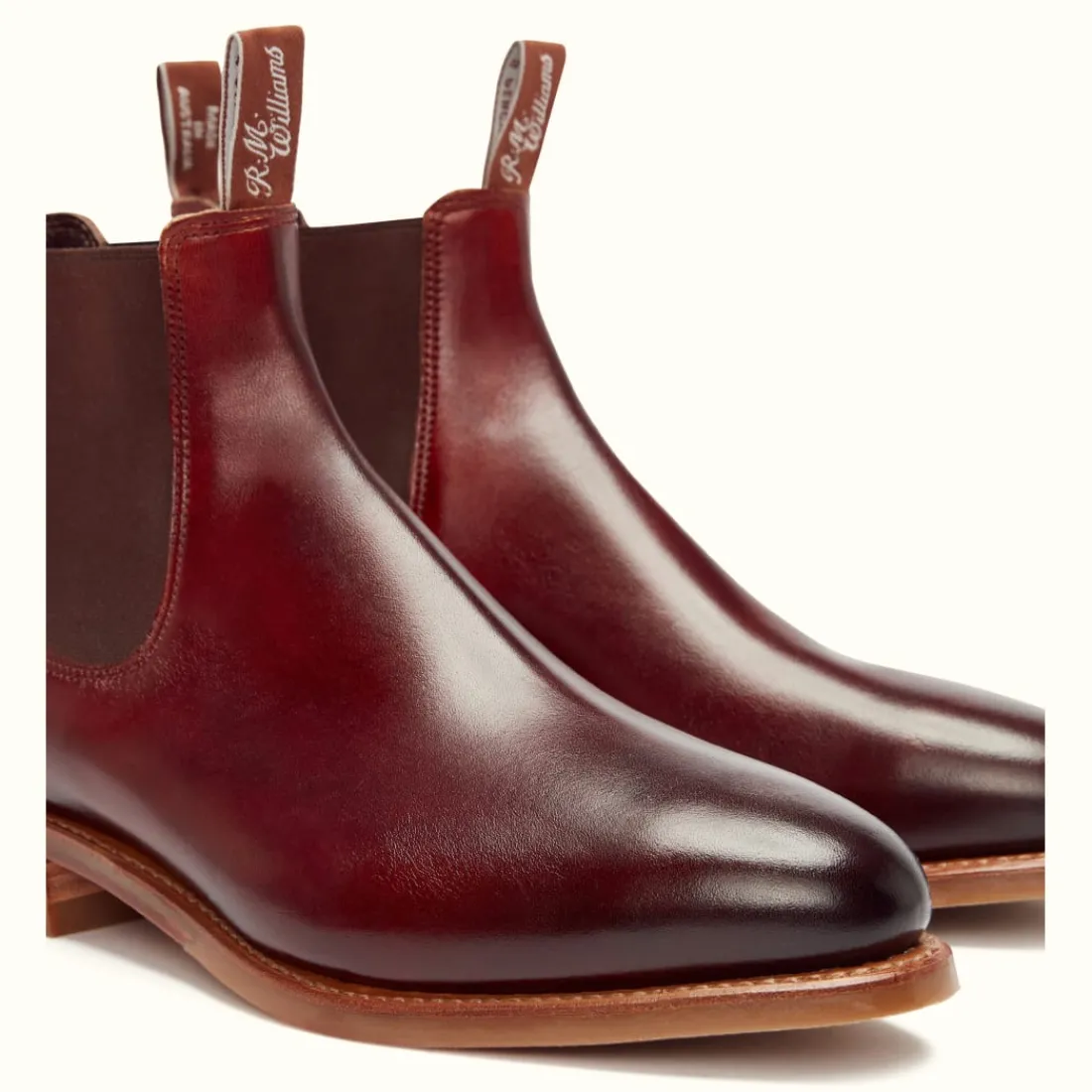 Men R.M. Williams Burnished Comfort Macquarie Boot