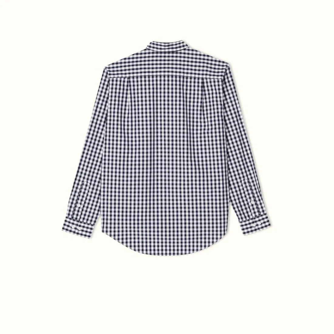 Men R.M. Williams Collins Shirt Navy White