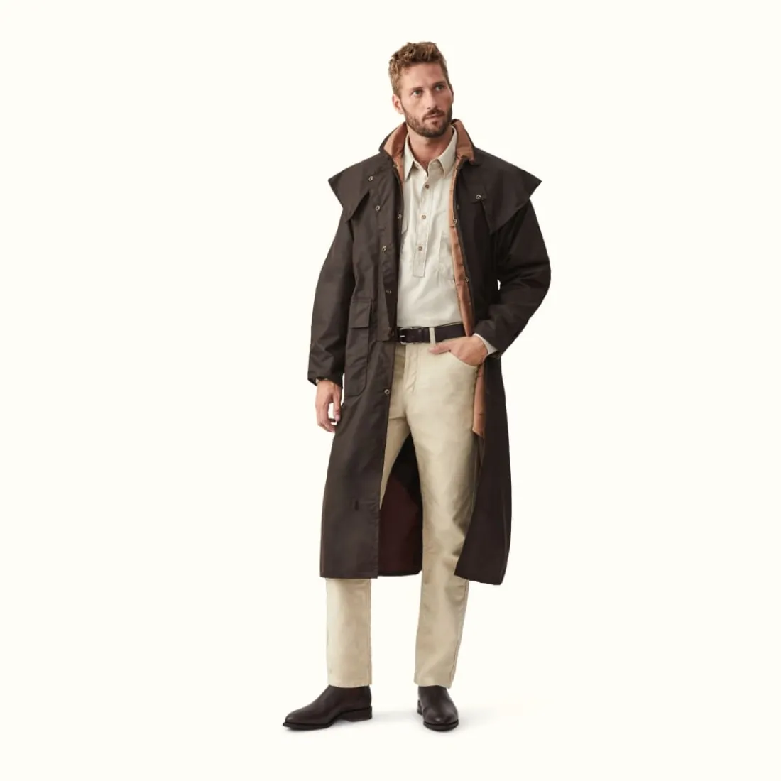 Men R.M. Williams Droughtbreaker Coat