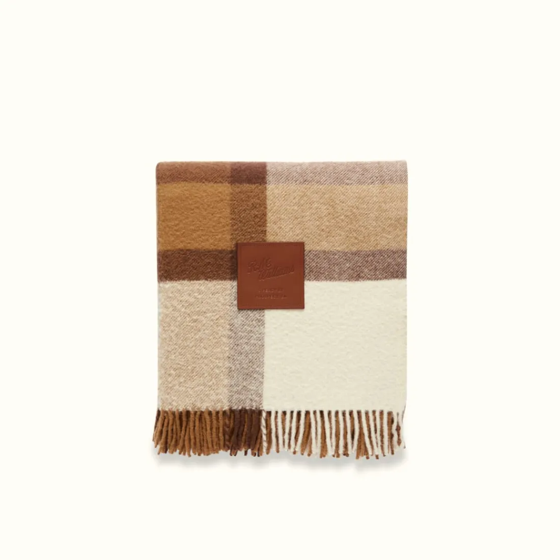 Women R.M. Williams Horse Checked Blanket