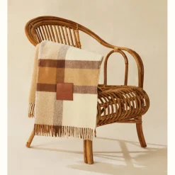 Women R.M. Williams Horse Checked Blanket