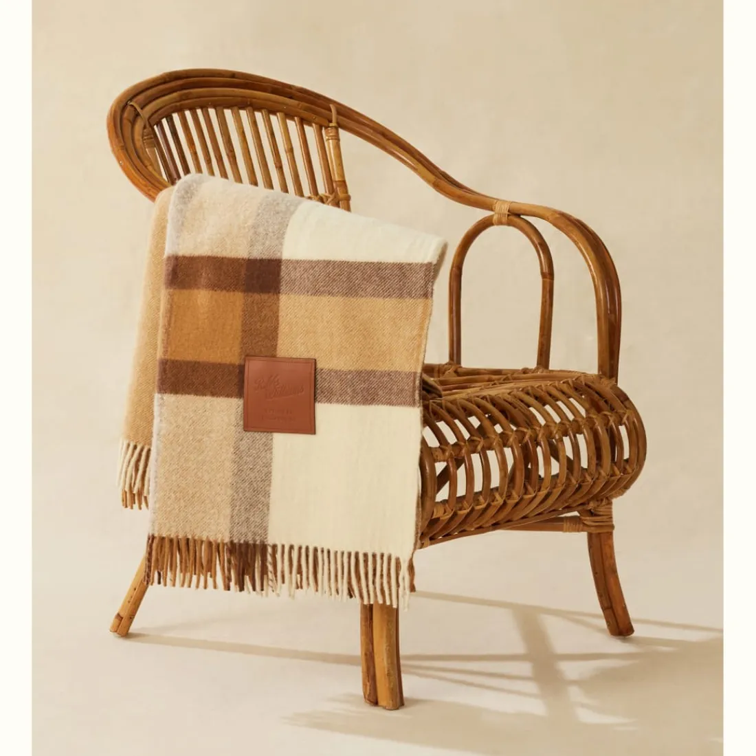 Women R.M. Williams Horse Checked Blanket