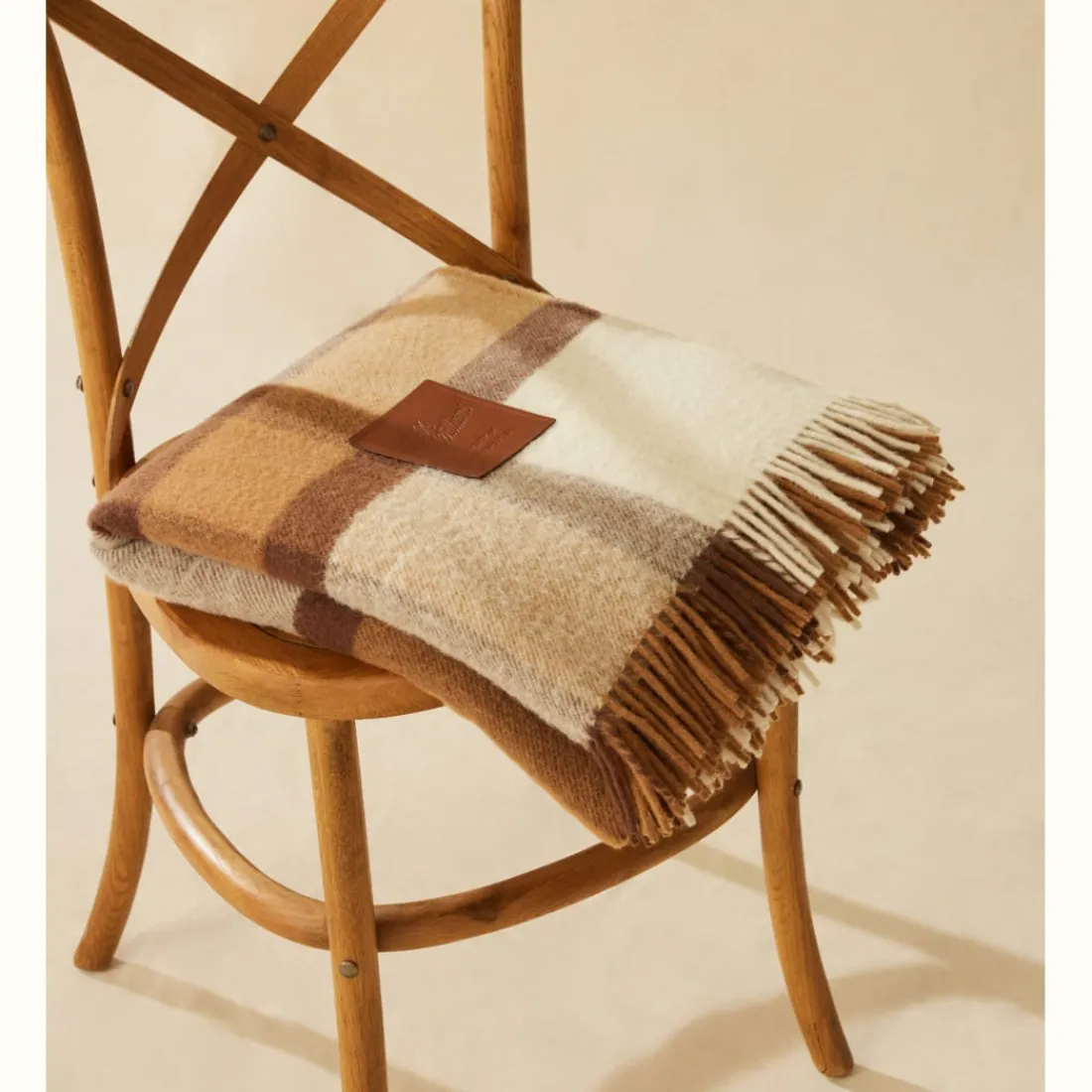 Women R.M. Williams Horse Checked Blanket