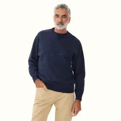 Men R.M. Williams R.M.W Script Crew Neck