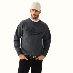 Men R.M. Williams R.M.W Script Crew Neck