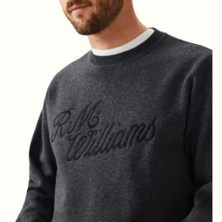Men R.M. Williams R.M.W Script Crew Neck