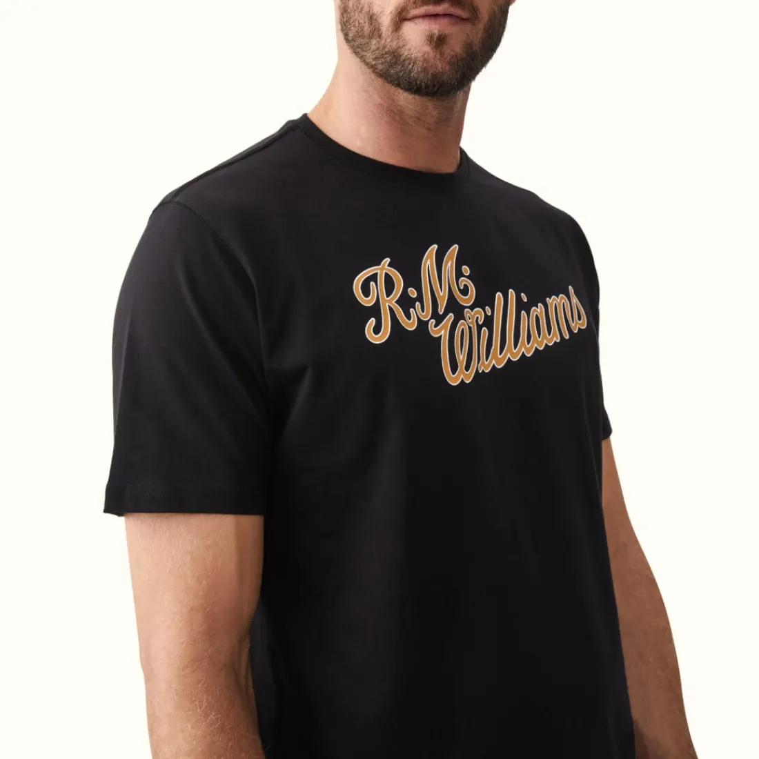 Men R.M. Williams R.M.W Script T-Shirt