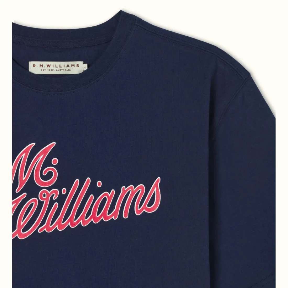 Men R.M. Williams R.M.W Script T-Shirt