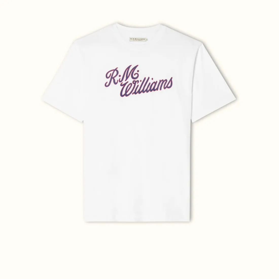 Men R.M. Williams R.M.W Script T-Shirt