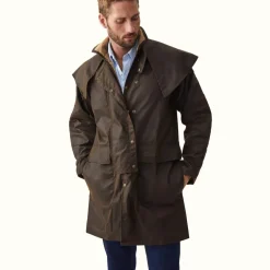 Men R.M. Williams Rouseabout Coat