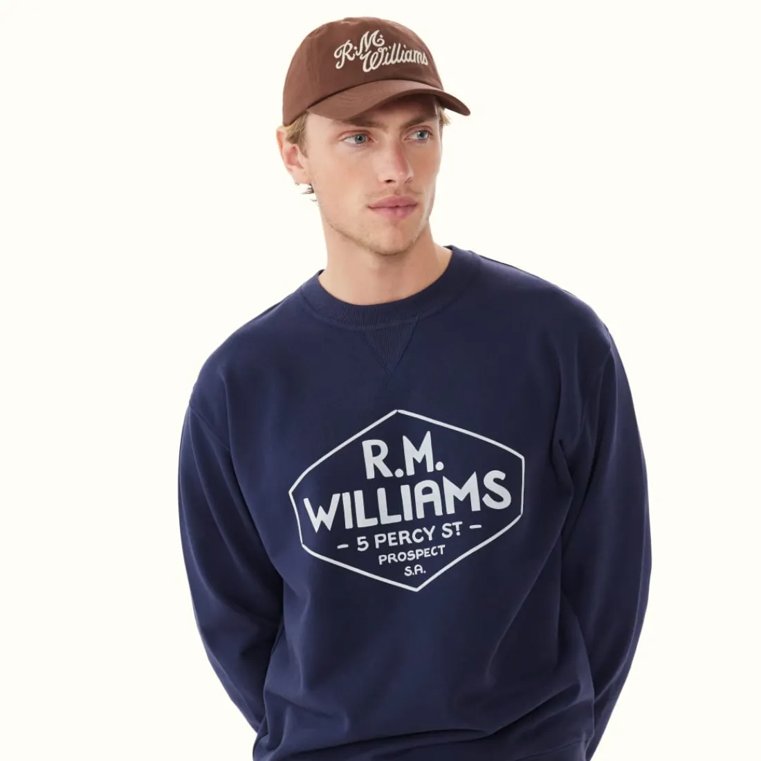 Men R.M. Williams Script cap