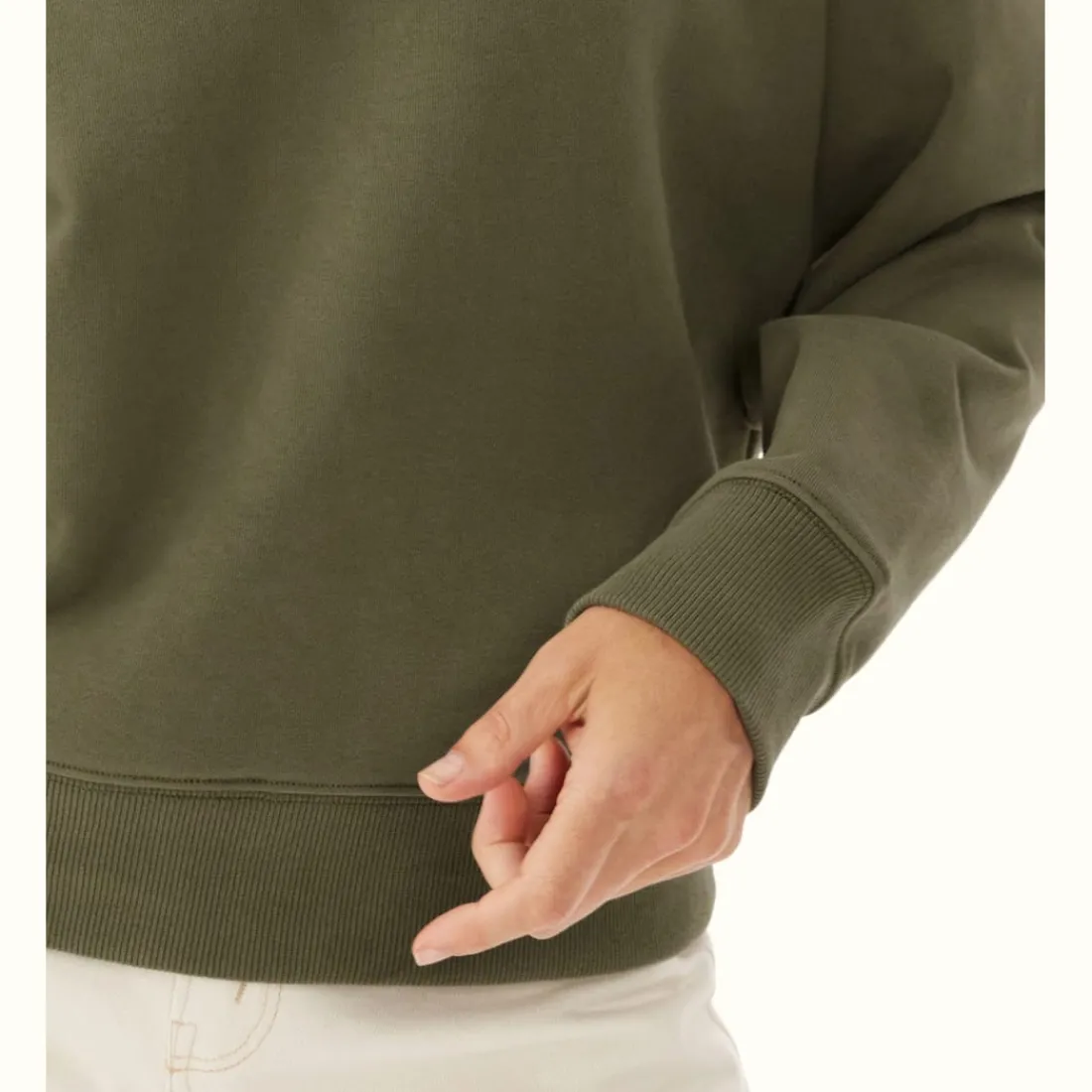 Women R.M. Williams Trickett Zip Neck Sweatshirt