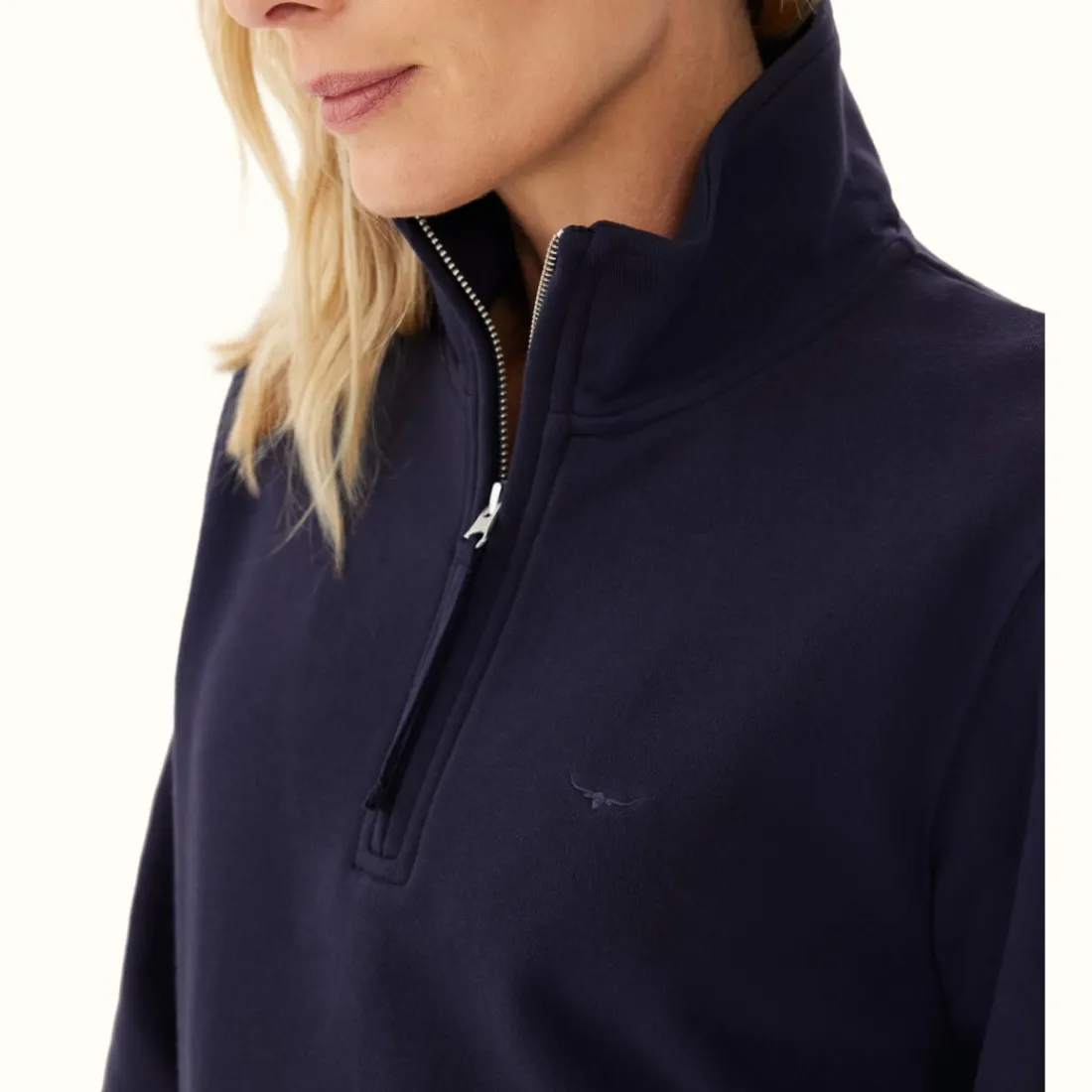 Women R.M. Williams Trickett Zip Neck Sweatshirt