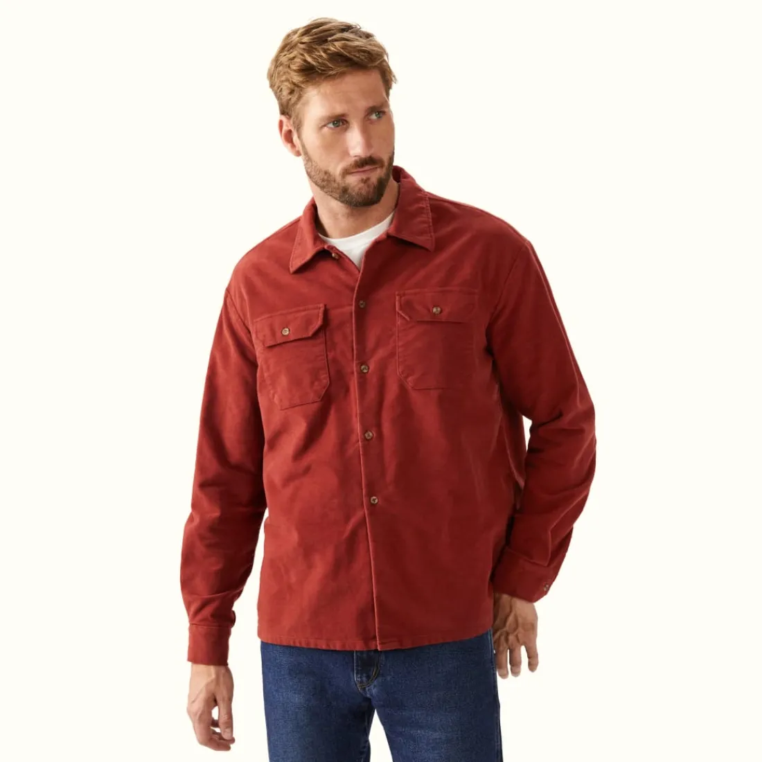 Men R.M. Williams Wilmington Overshirt